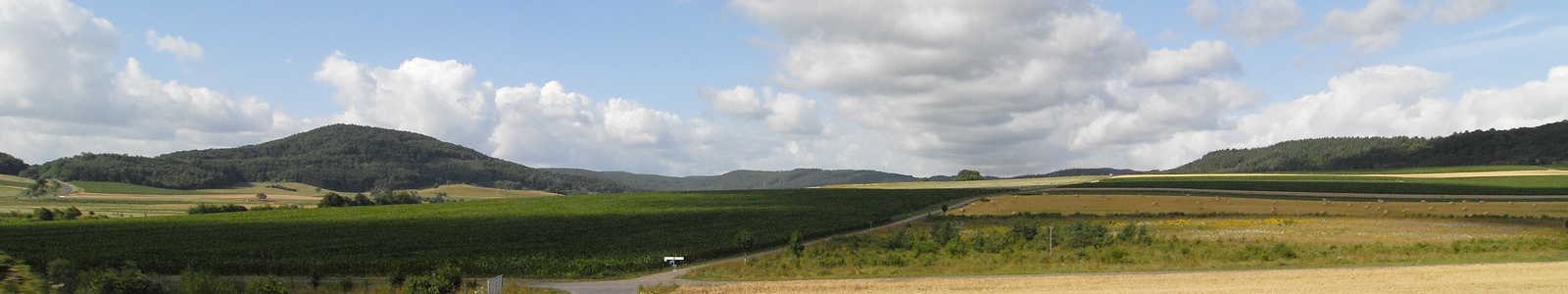 Landschaft mit Hügel und Wolken © Dienstleistungszentren Ländlicher Raum
